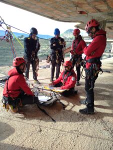 Briefing de seguridad en rescate técnico